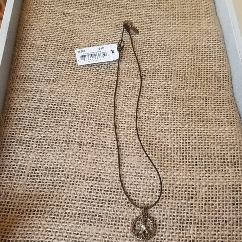 Cookie Lee peace necklace